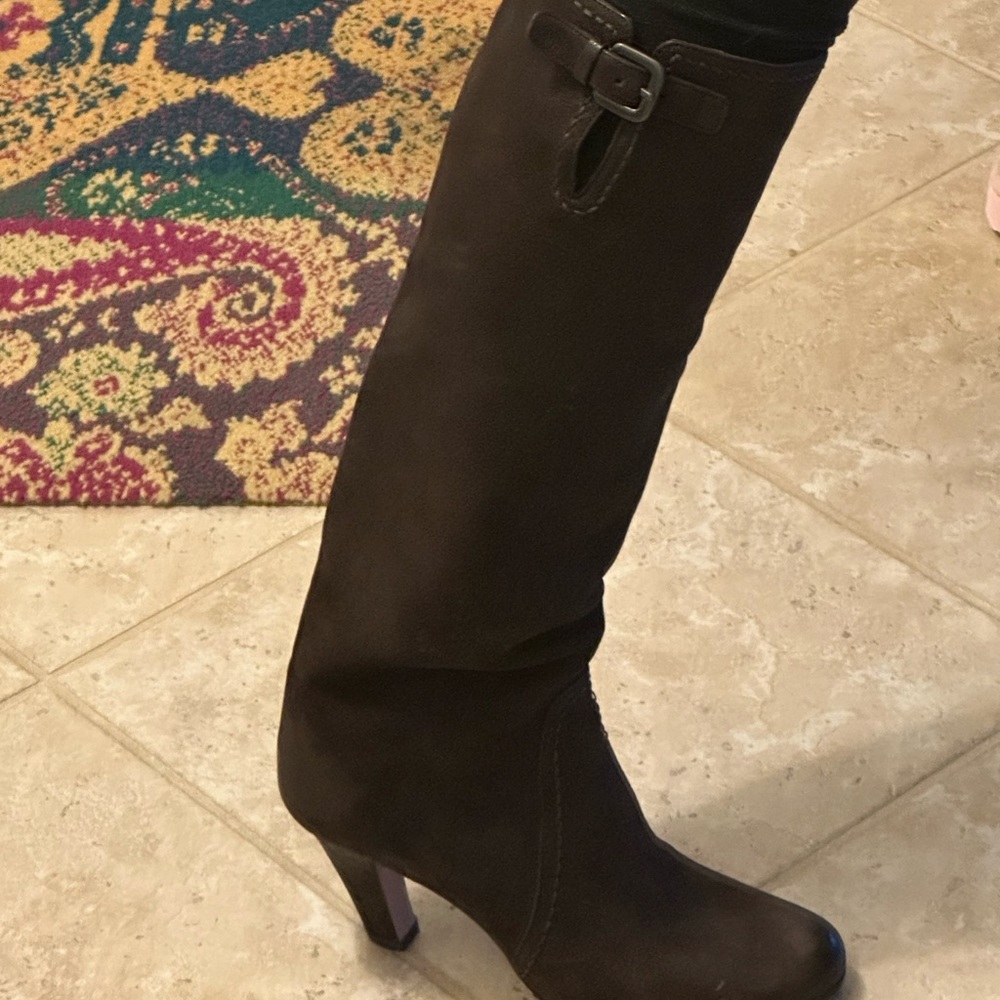 PRADA Nubuck boots 37-1/2 - Picture 10 of 11